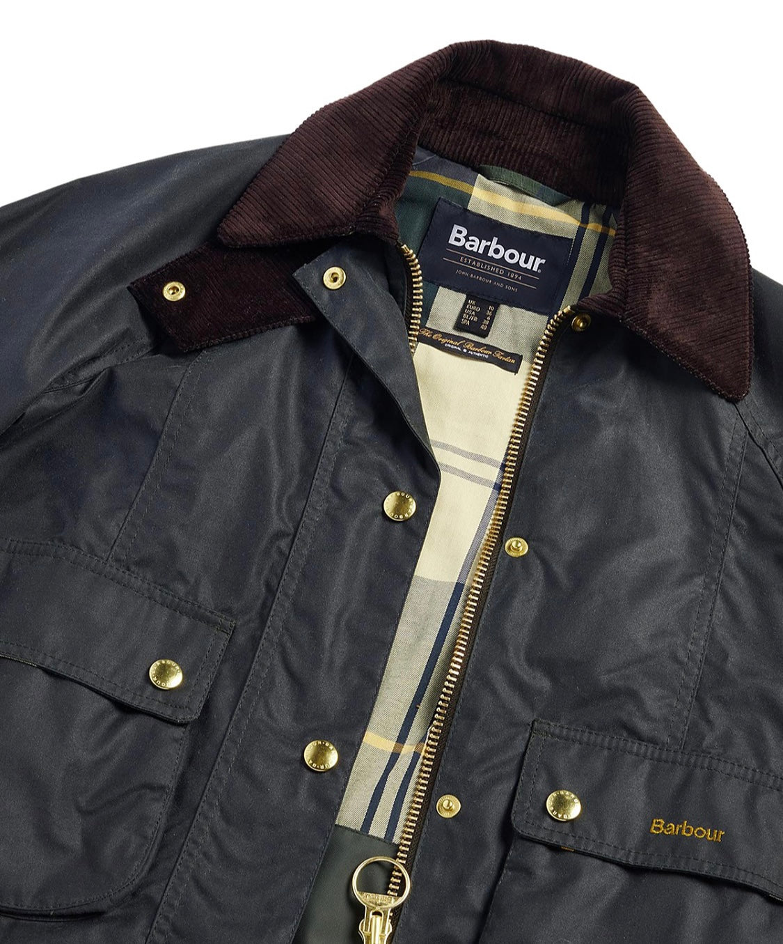 Beadnell Crop waxed cotton Jacket
