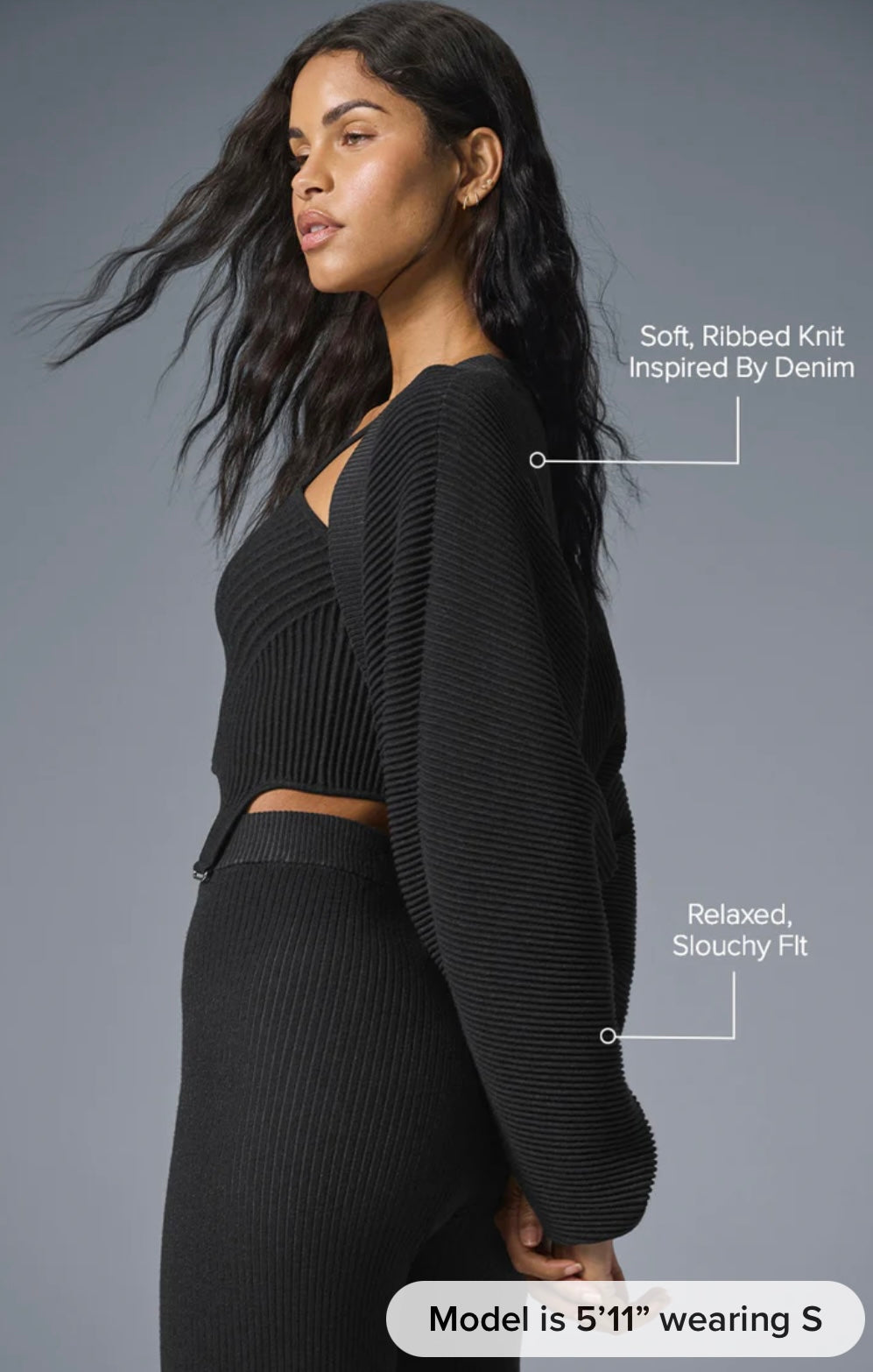 Denim Knit Shawl