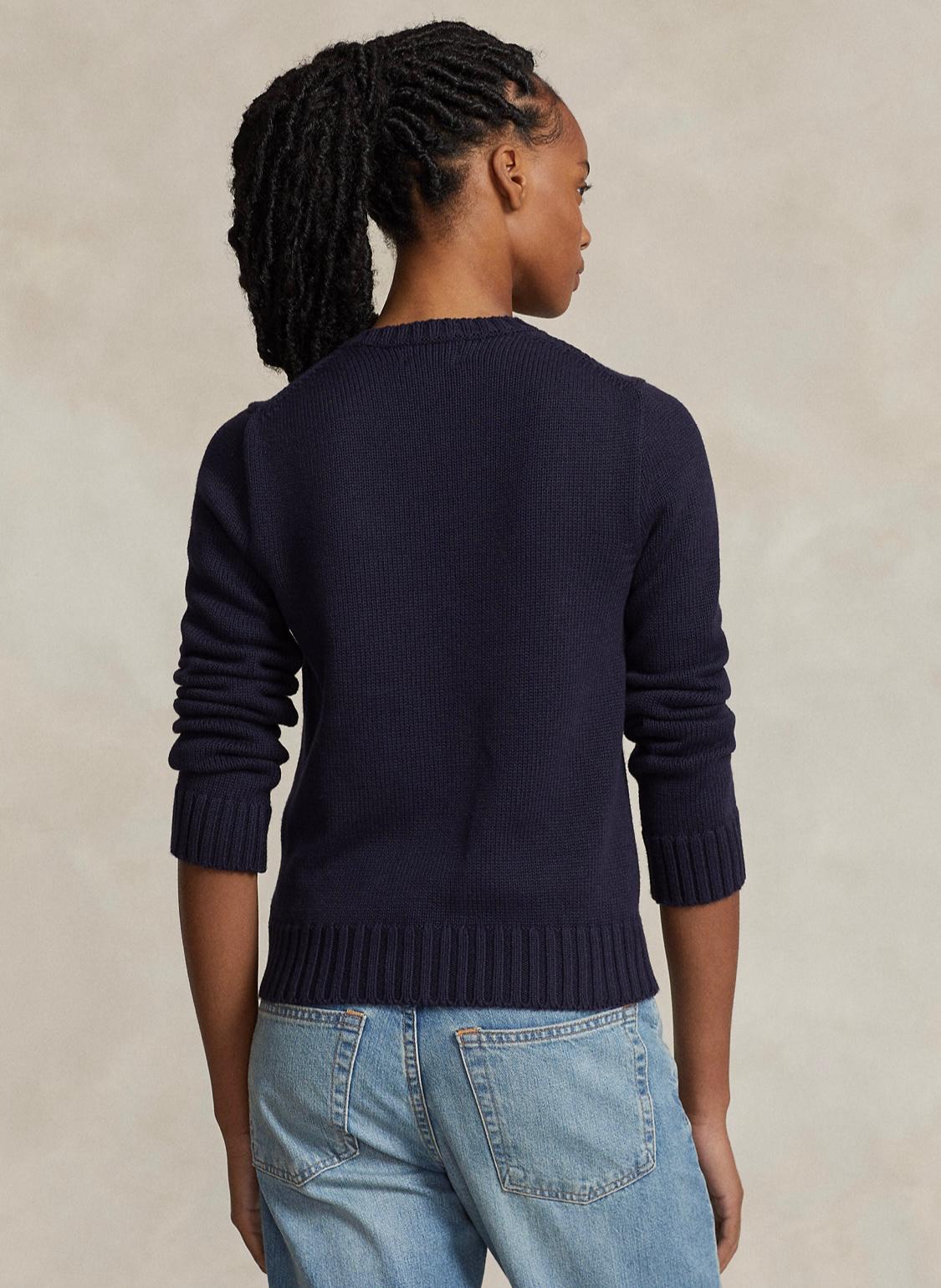 Genç bölümü Ralph Lauren bayraklı kazak