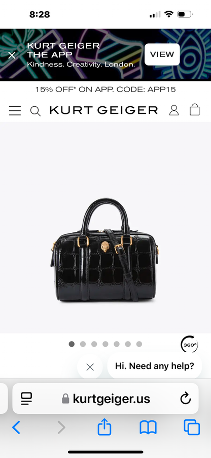SMALL BOSTON KENSINGTON BAG