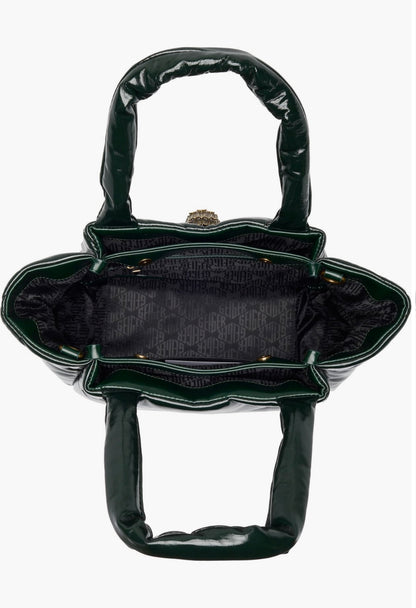 Kurt Geiger mini kensington puff top handle shopper bag/yeşil