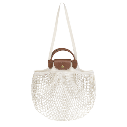 LE PLIAGE FILET L MESH BAG ECRU