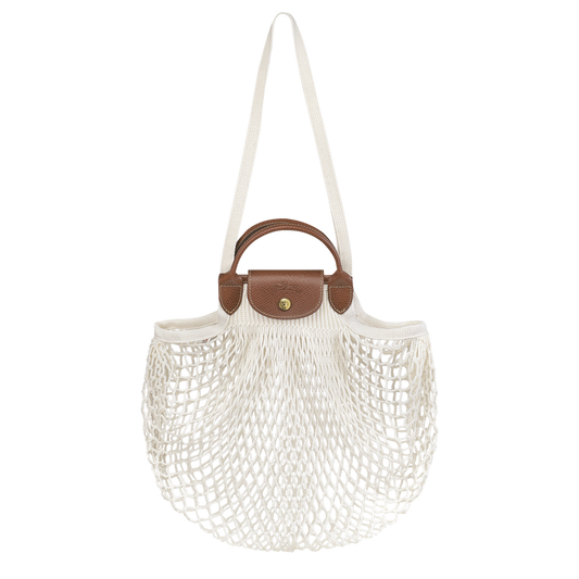 LE PLIAGE FILET L MESH BAG ECRU