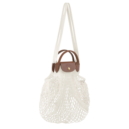 LE PLIAGE FILET L MESH BAG ECRU