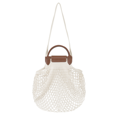 LE PLIAGE FILET L MESH BAG ECRU