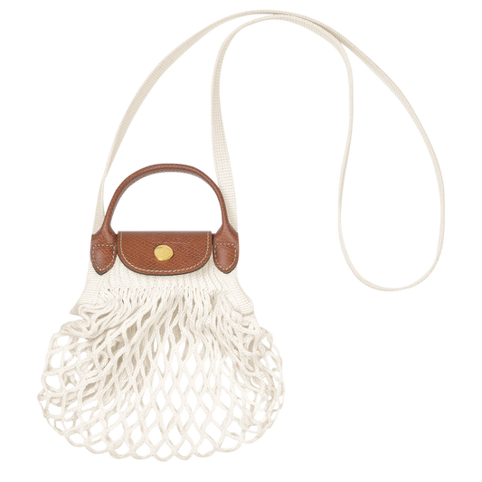 LE PLIAGE FILET XS MESH BAG ECRU