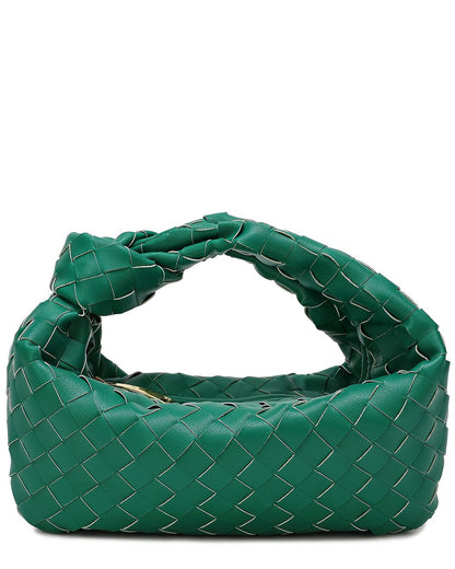 Woven Leather Pouch