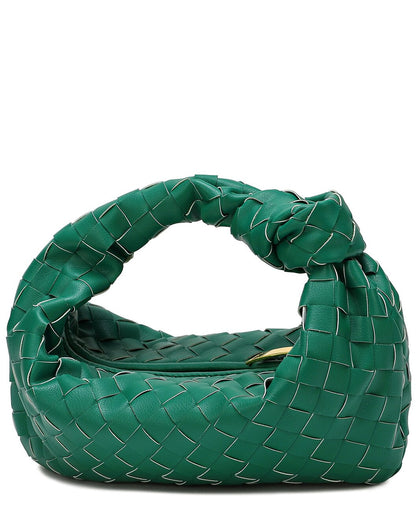 Woven Leather Pouch