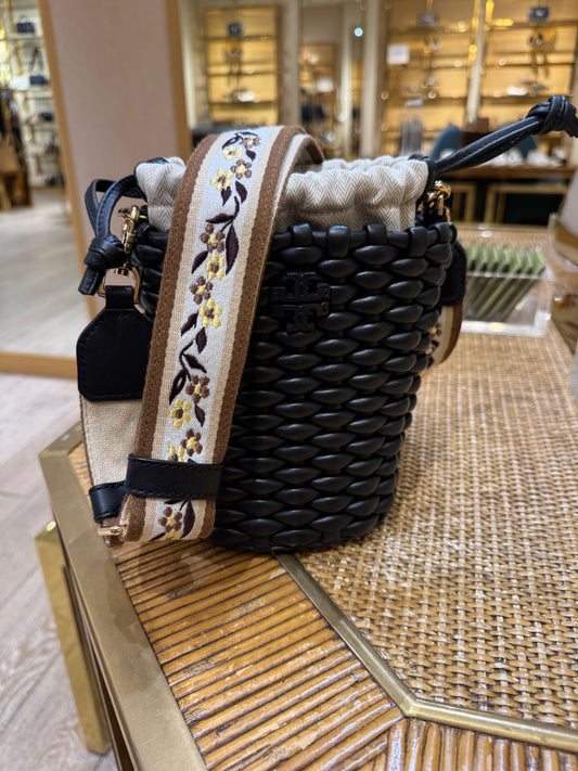 TORY BURCH Deri sepet çanta