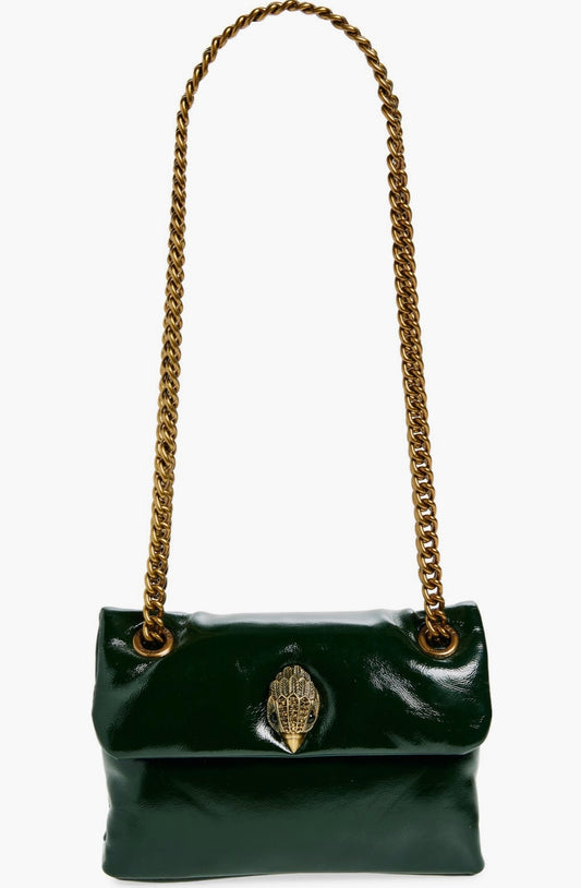 Kurt Geiger mini kensington leather bag/Open Green