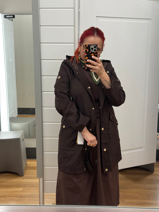 Michael kors kapüşonlu mont