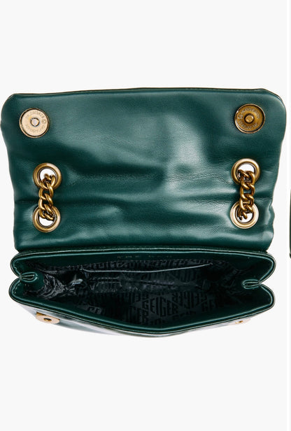 Kurt Geiger mini kensington leather bag/Open Green