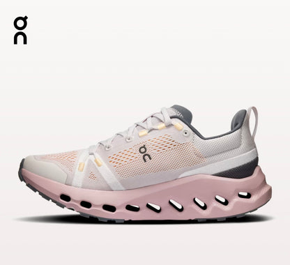On Cloudsurfer Trail Silver | Mauve