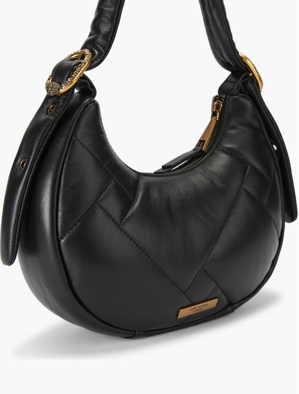 Kensington Puff quilted/siyah