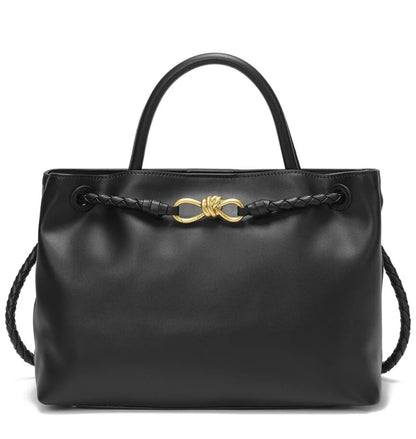 TIFFANY & FRED PARIS LARGE SMOOTH LEATHER TOTE