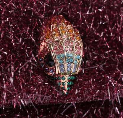 MINI TINSEL KENSINGTON BAG /Bordo