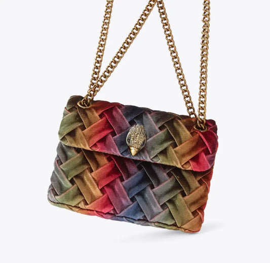 MINI VELVET KENSINGTON BAG