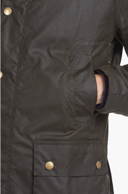 Men Ashby waxed Jacket /Olive color