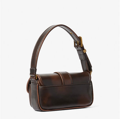 Colby Extra-Small Burnished Leather Shoulder Bag