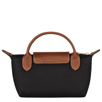 Le Pliage Original Pouch with handle - Siyah