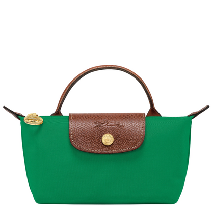 Le Pliage Original Pouch with handle - Yesil