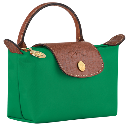 Le Pliage Original Pouch with handle - Yesil