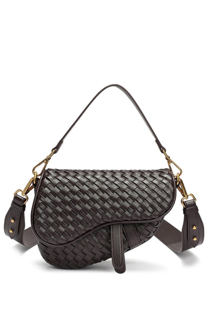 Tiffany Fred Saddle bag /koyu kahverengi