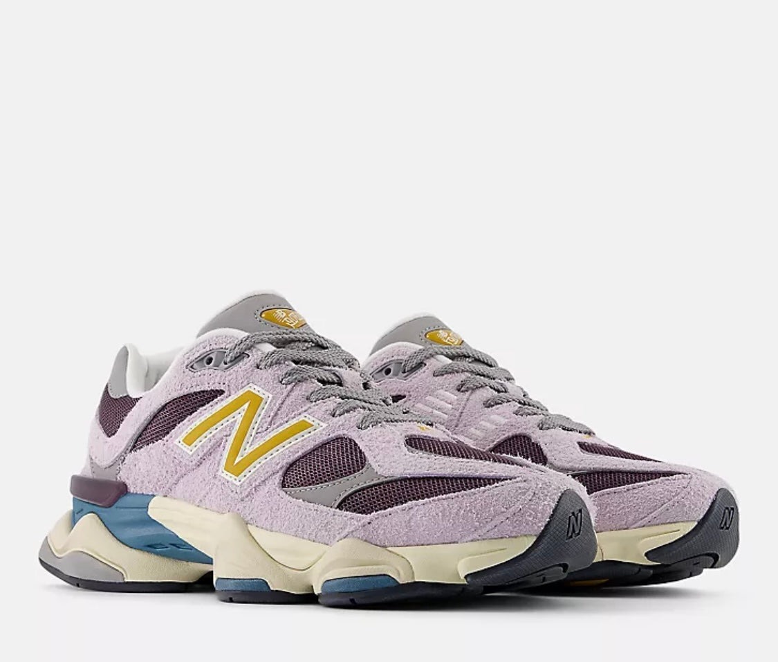 New balance 9060 :  Taro with plum brown and butterscotch