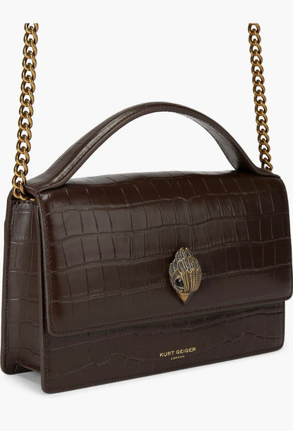 Bond croc embrossed top handle