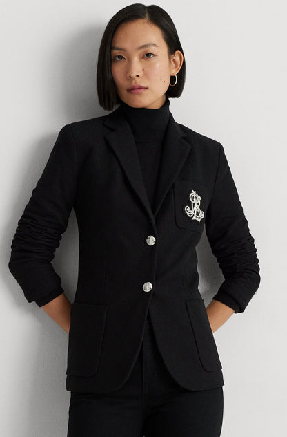 Ralph Lauren Siyah blazer ceket siyah/gümüş detaylı