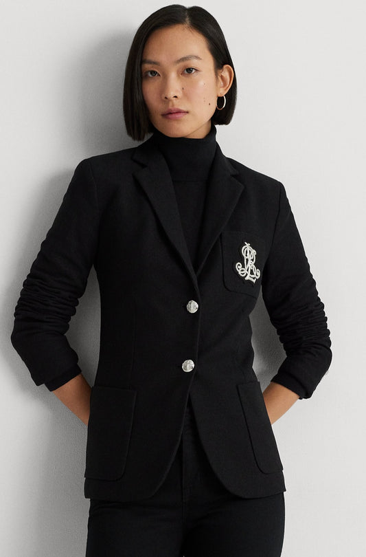 Ralph Lauren Siyah blazer ceket siyah/gümüş detaylı