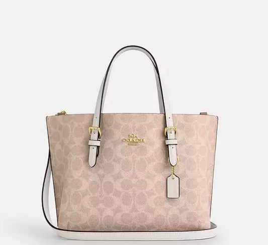 Mollie Tote Bag 25 In Signature Canvas Renkler➡️
