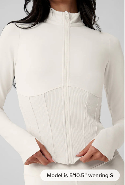 Airbrush Corset Full Zip Jacket