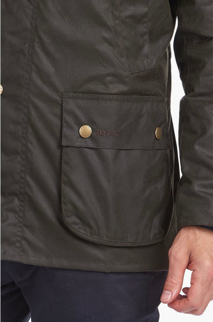 Men Ashby waxed Jacket /Olive color
