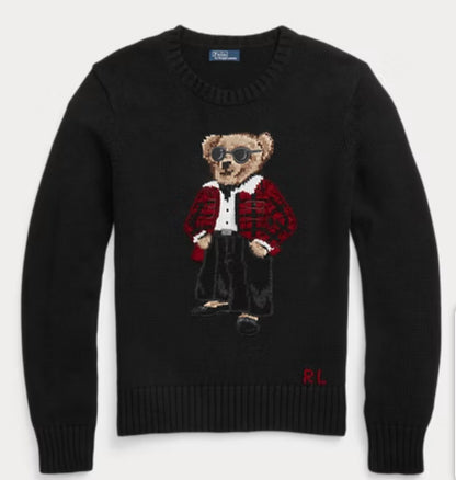 Ralph Lauren ayıcıklı kazak/Siyah