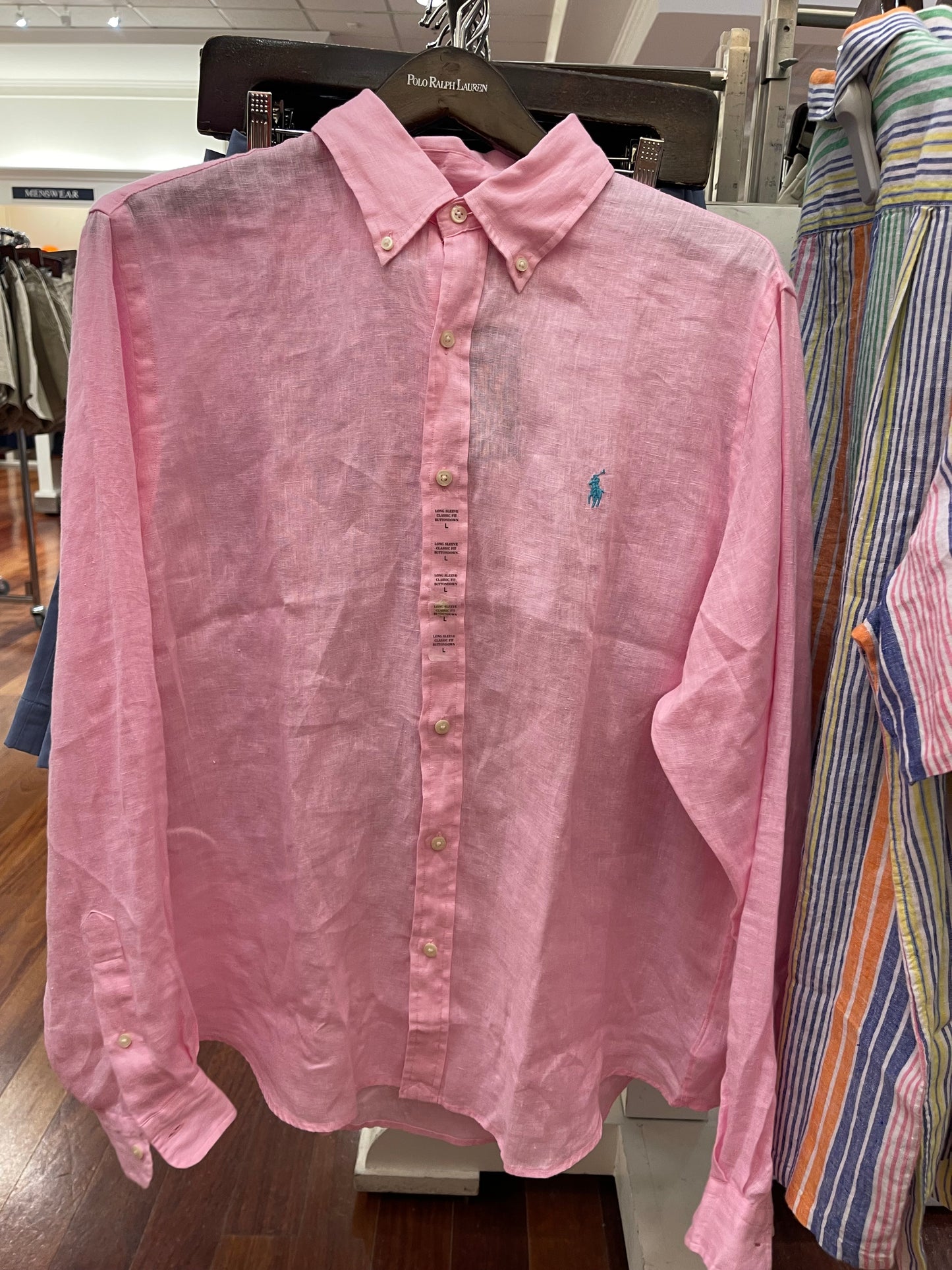 Ralph Lauren Erkek Keten Gomlek