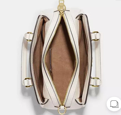 Mini Darcie Carryall Bag With Signature Canvas Detail