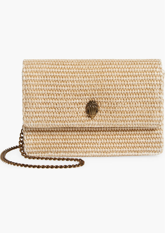Kurt Geiger extra mini shore ditch crossbody / Beige
