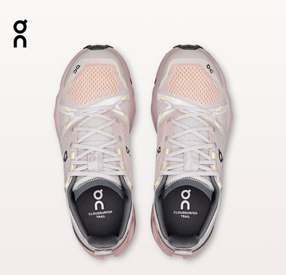On Cloudsurfer Trail Silver | Mauve