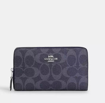 Medium Id Zip Wallet In Signature Canvas
