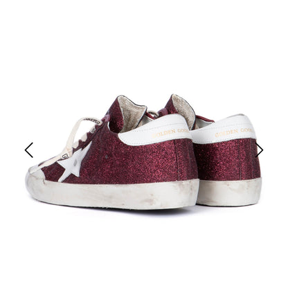 GOLDEN GOOSE
BORDEAUX GLITTER SUPER-STAR
