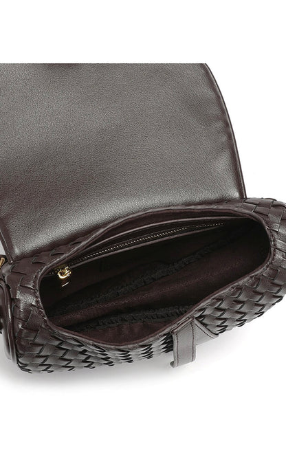Tiffany Fred Saddle bag /koyu kahverengi