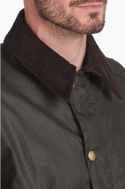 Men Ashby waxed Jacket /Olive color