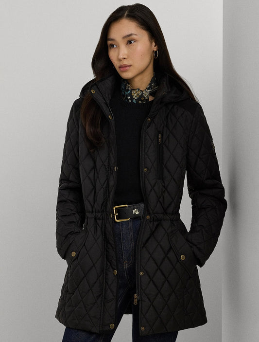 Women's Hooded Quilted Coat