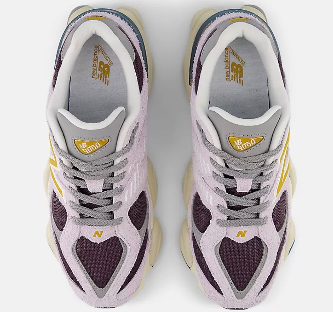 New balance 9060 :  Taro with plum brown and butterscotch