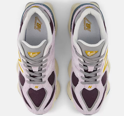New balance 9060 :  Taro with plum brown and butterscotch