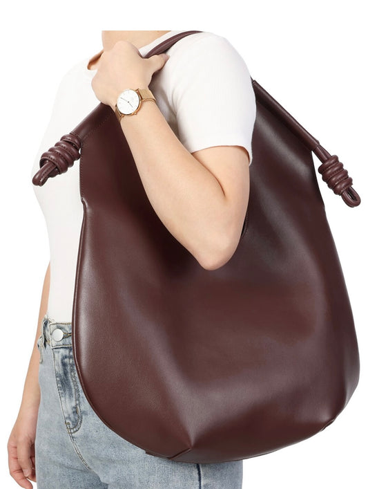 Tiffany&Fred Smooth Leather hobo bag/brown