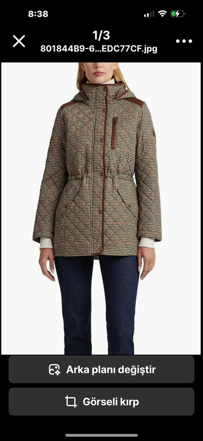 Women's Hooded Quilted Coat