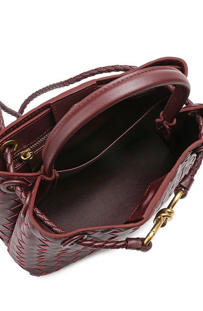 Top handle woven/Bordo