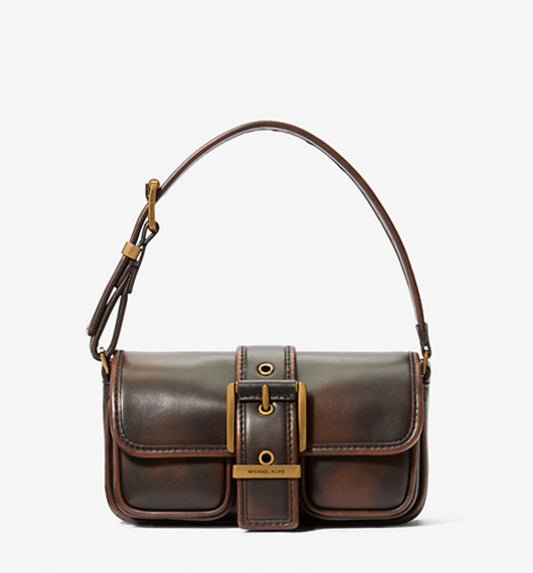 Colby Extra-Small Burnished Leather Shoulder Bag